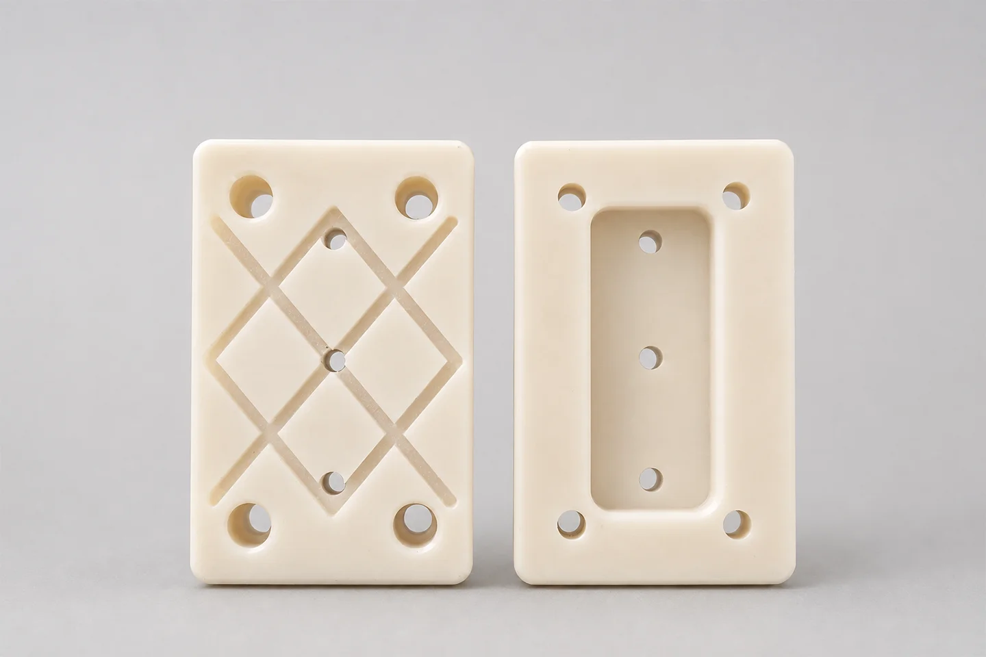 Machined nylon roller and gear