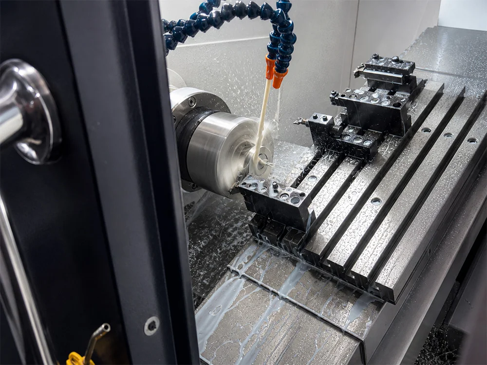 CNC turning machining process for custom precision cylindrical parts