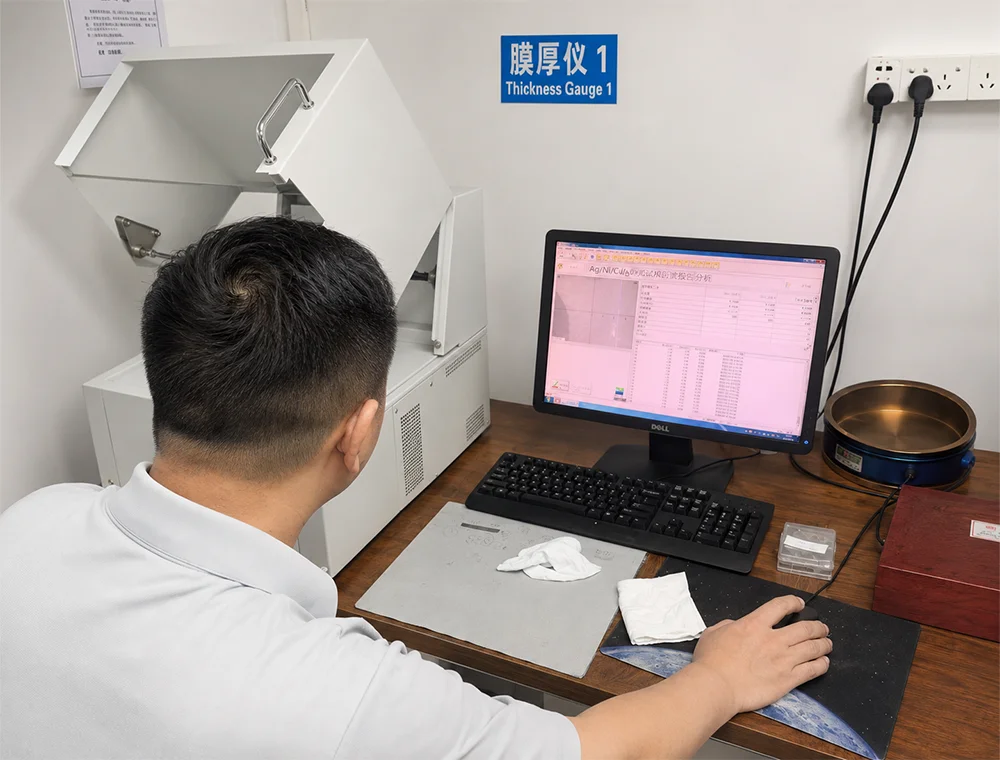 Inspection support for manufacturing network custom precision parts