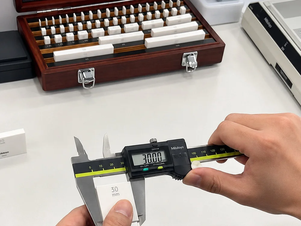 inspection tools for custom machined parts including calipers micrometers thread gauges and drawings