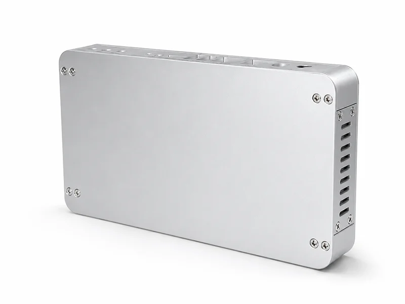Aluminum RF filter housing with precision cavities