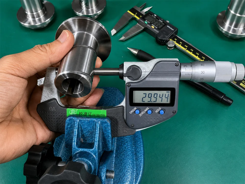 inspection report and measurement support for precision CNC machined parts