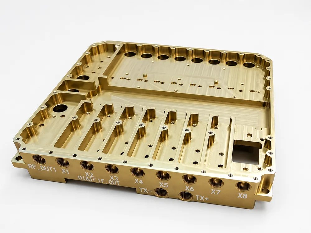 inspection and surface finishing for RF electronics parts